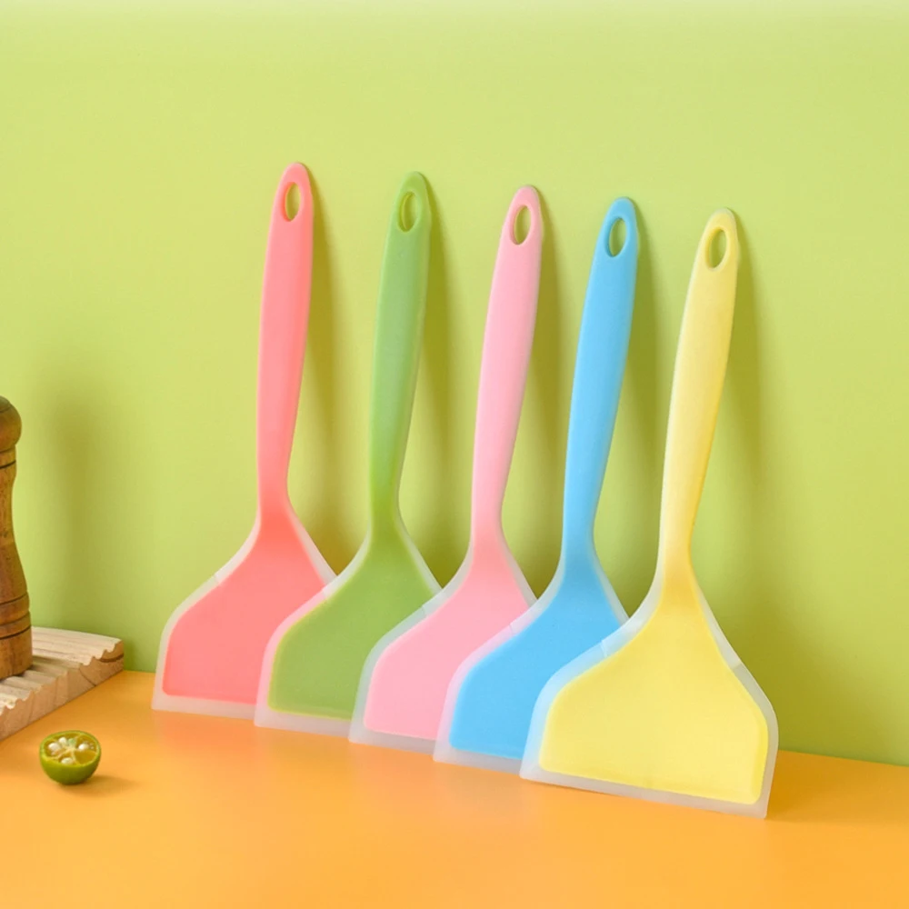 Okonomiyaki Spatula - 1PC Silicone Spatula Wide Mouth Non-stick