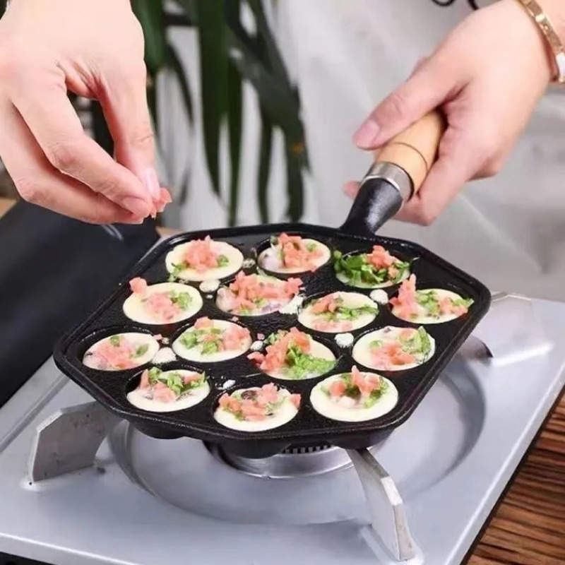 Baking Takoyaki Pan 14 Holes G - đánh giá và giá Takoyaki Grill Plate