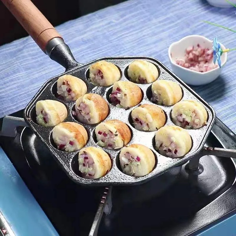 Baking Takoyaki Pan 14 Holes G - đánh giá và giá Takoyaki Grill Plate