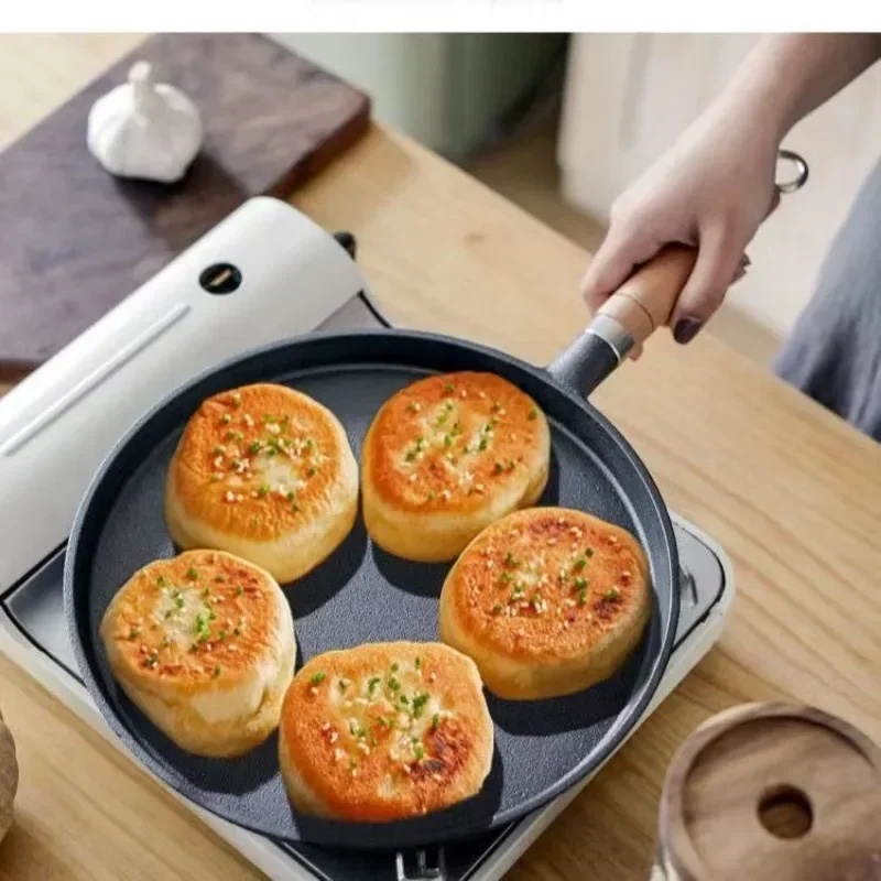 26cm Uncoated Cast Iron Skille - đánh giá và giá Mini Pancake Griddle