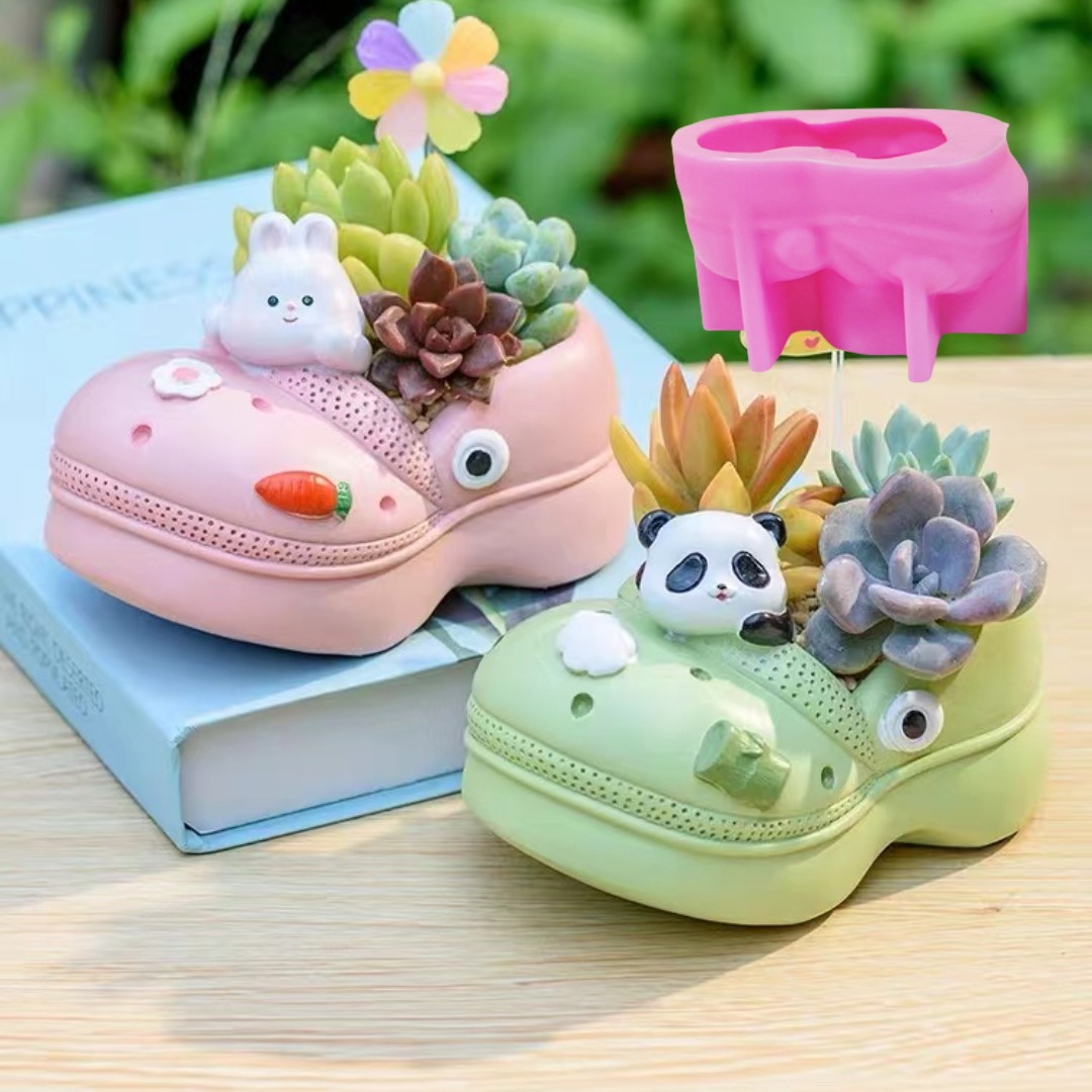 3D Animal Slippers Succulent P - đánh giá và giá Potsticker Mold
