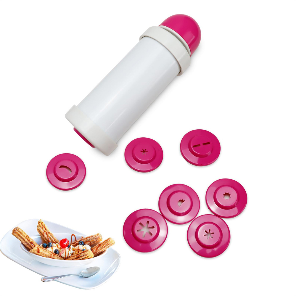 1pc DIY Manual Cookie Press Ma - đánh giá và giá Churros Maker Gun