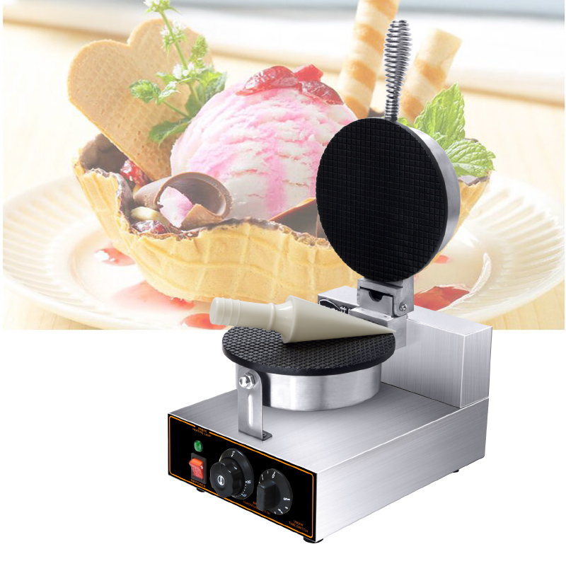 Commercial Double Round Waffle - đánh giá và giá Waffle Cone Maker