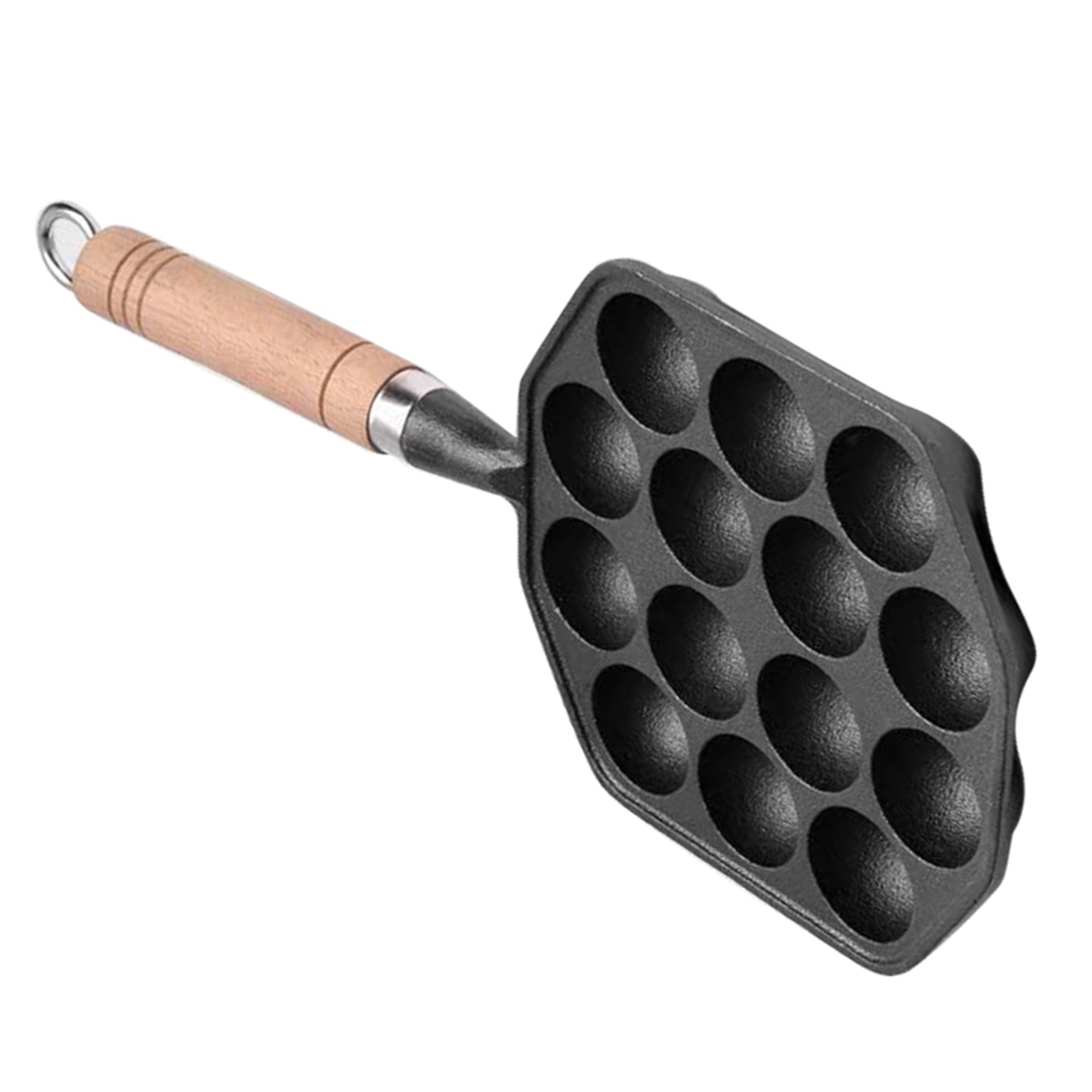 14 Holes Takoyaki Pan Nonstick - đánh giá và giá Egg Waffle Pan