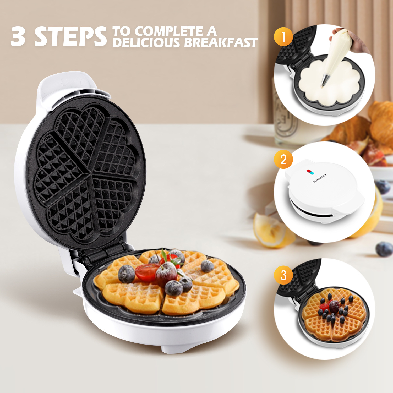 Breakfast Waffle Molds Egg Cak - đánh giá và giá Egg Waffle Pan