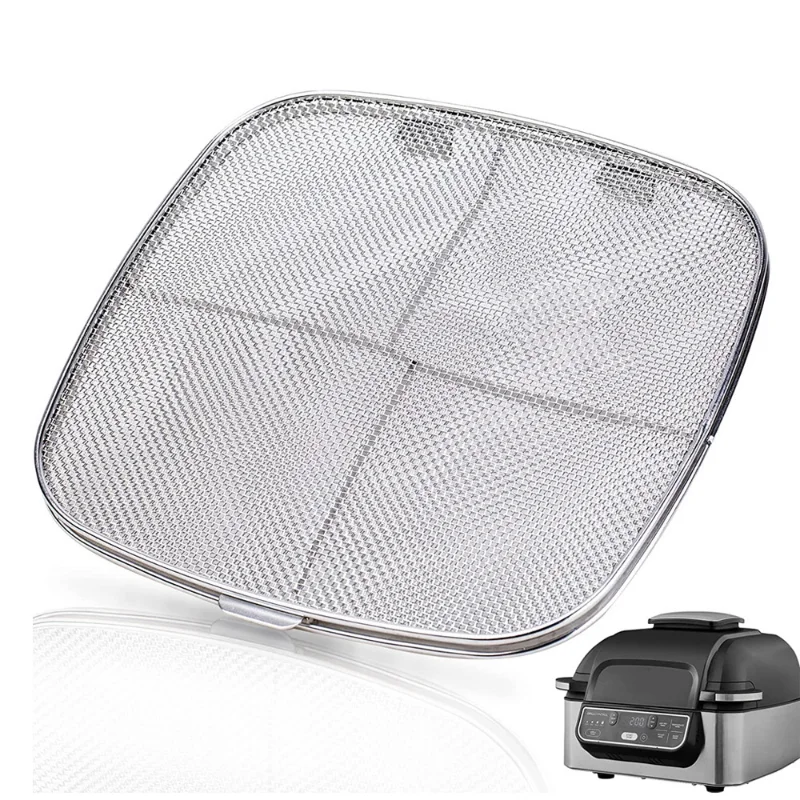 Stainless Steel Splatter Shiel - đánh giá và giá Ninja Air Fryer Af101