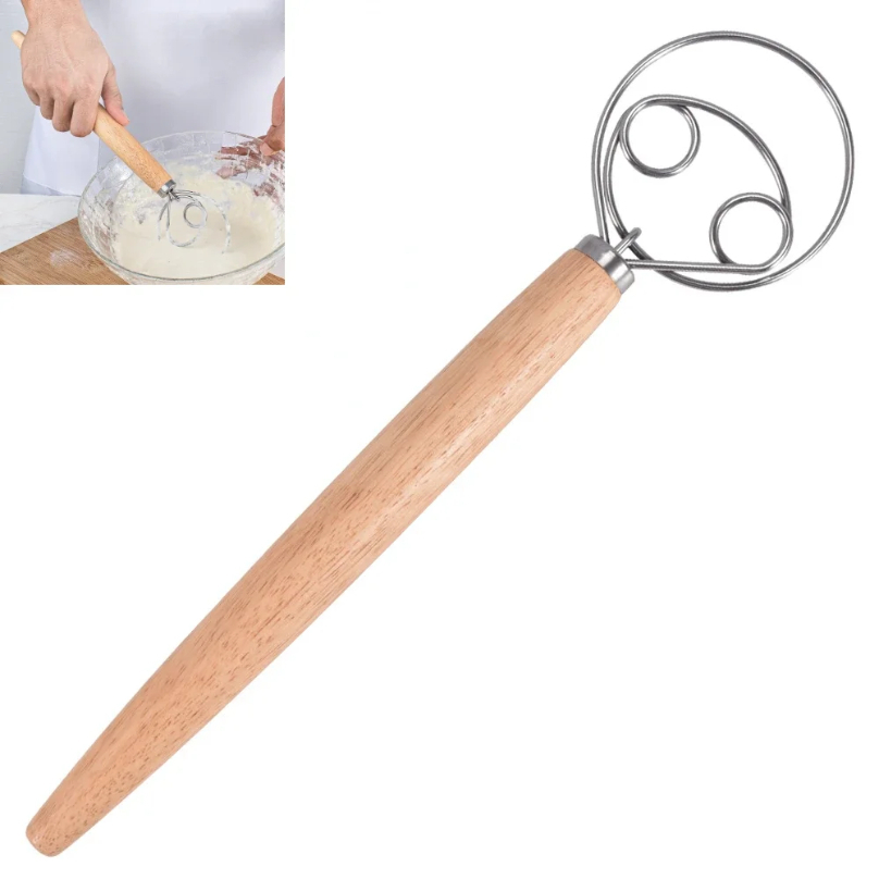 Large Hand Danish Dough Whisk  - đánh giá và giá Danish Pancake Pan