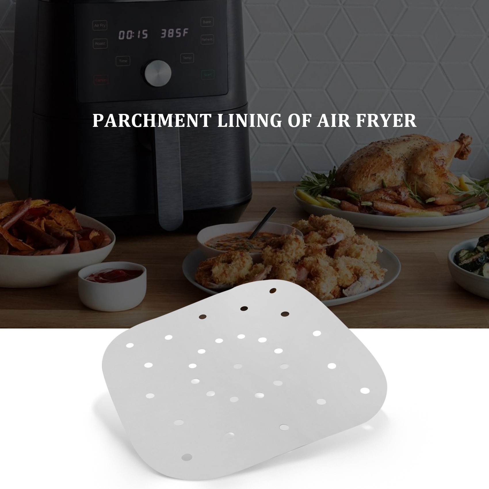 Air Fryer Parchment Paper Line - đánh giá và giá Philips Air Fryer Airfryer Xxl