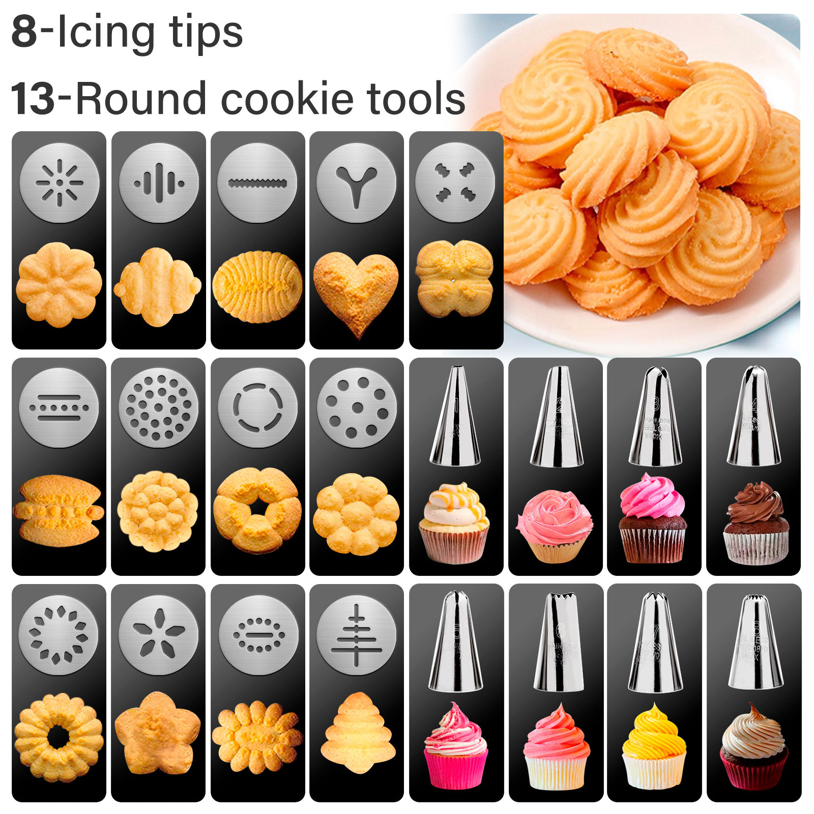 Cookie Maker Machine Stainless - đánh giá và giá Churros Maker Gun