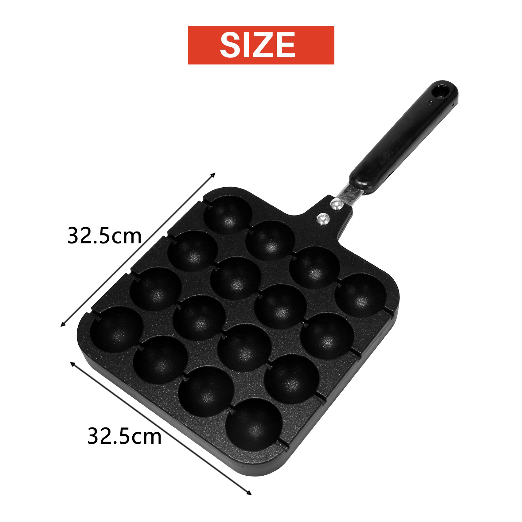 F-T 16 Holes Aluminum Takoyaki - đánh giá và giá Takoyaki Grill Plate