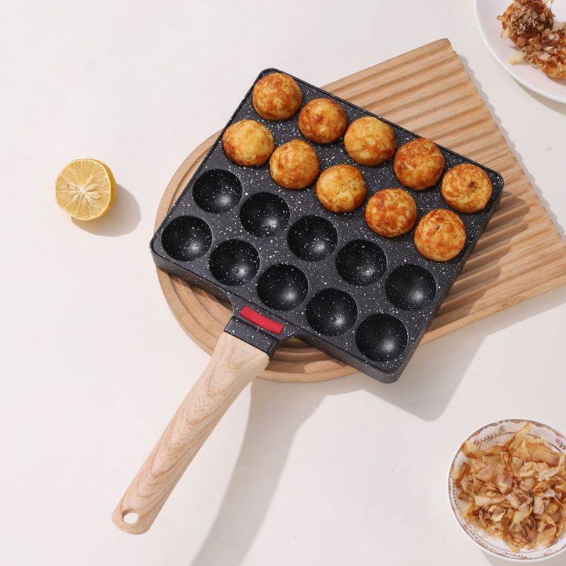 20-Hole Takoyaki Pan, Non-Stic - đánh giá và giá Takoyaki Grill Plate