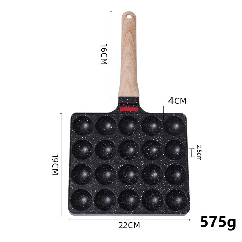 20-Hole Takoyaki Pan, Non-Stic - đánh giá và giá Takoyaki Grill Plate