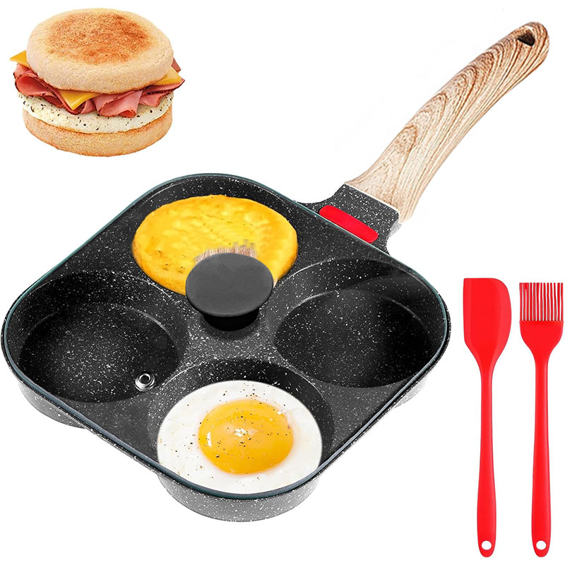Deepened Egg Frying Pan with L - đánh giá và giá Egg Waffle Pan