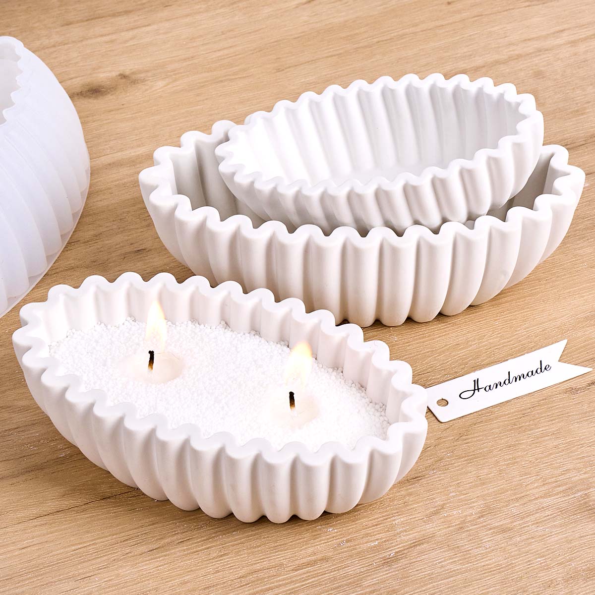 S/M/L Oval Striped Storage Bow - đánh giá và giá Potsticker Mold
