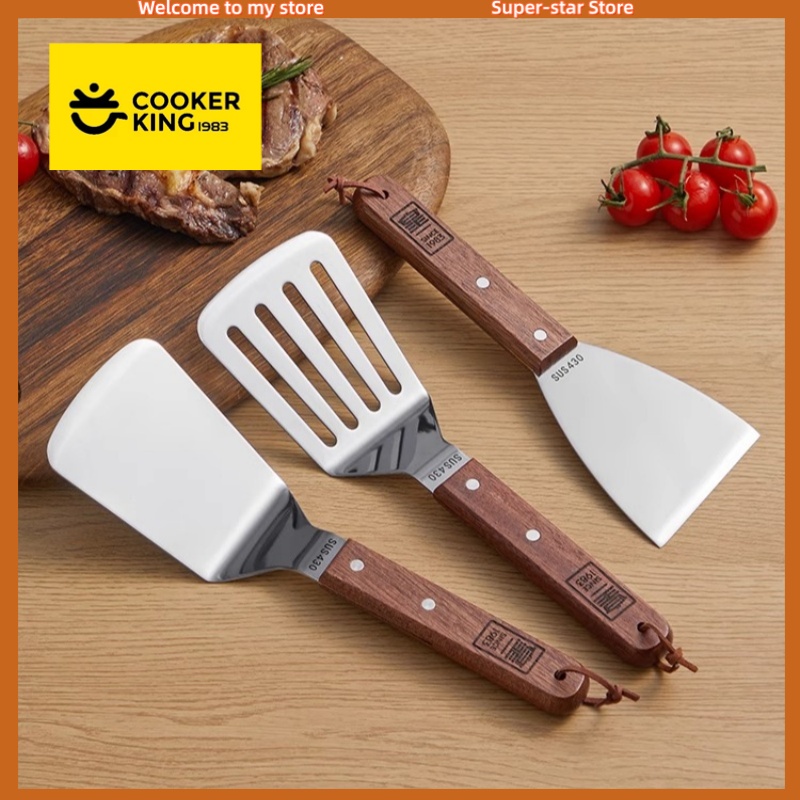 COOKER KING Stainless Steel Sp - đánh giá và giá Okonomiyaki Spatula