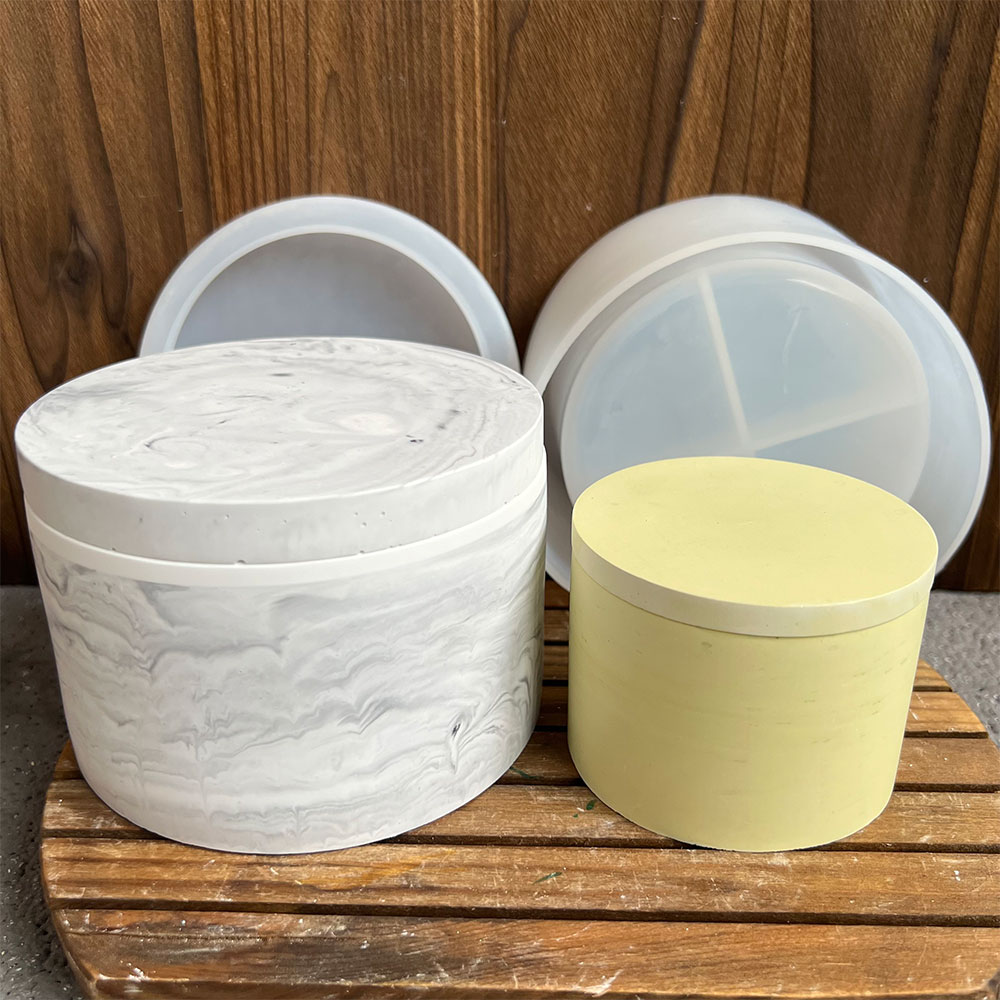 Round Cement Candle Canister S - đánh giá và giá Potsticker Mold