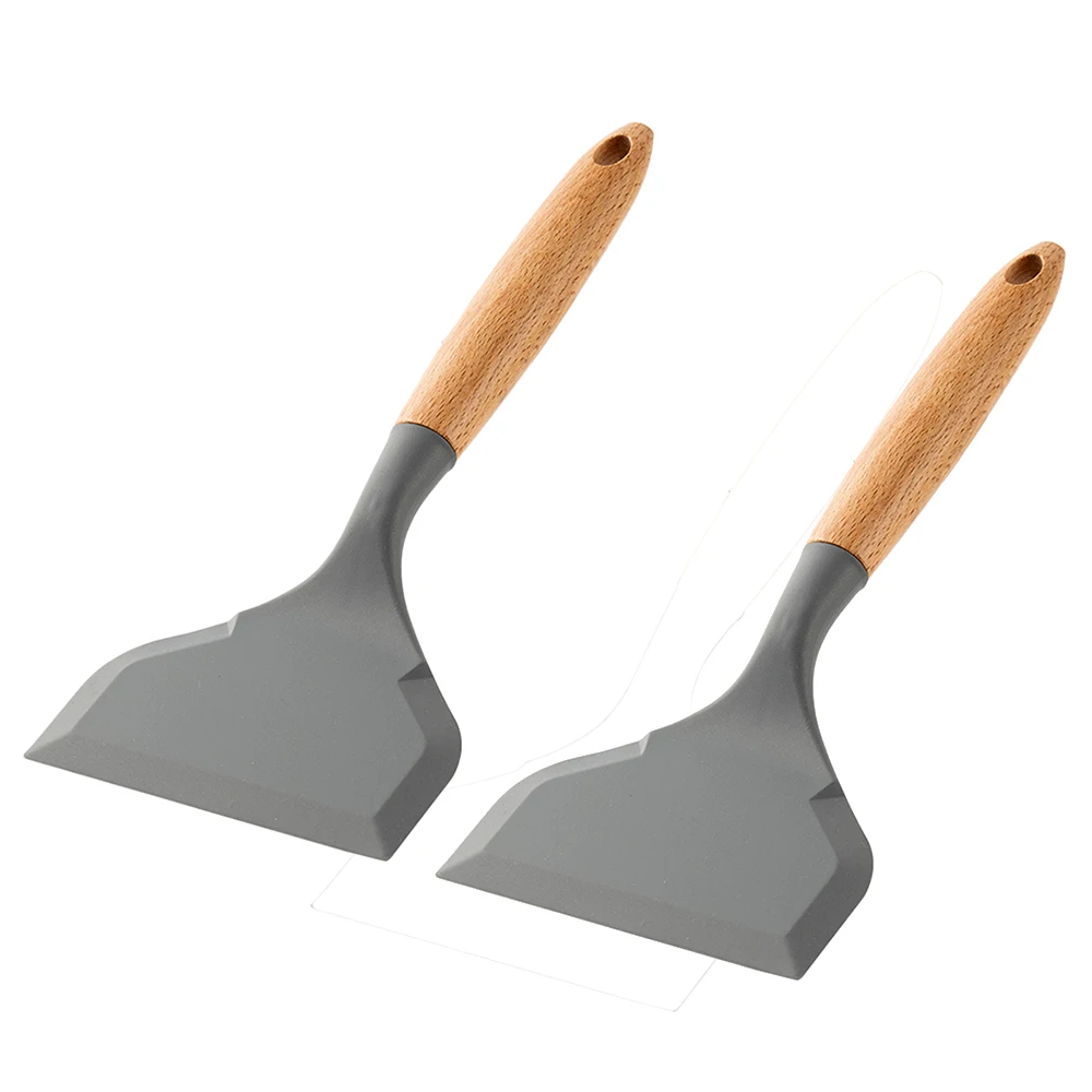 2Pcs Silicone Spatula Wide Mou - đánh giá và giá Okonomiyaki Spatula